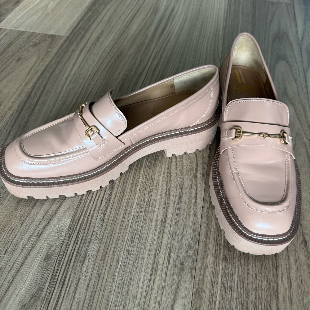 Sam Edelman Circus Women's Laurs Loafers with Gold Accents Size 10